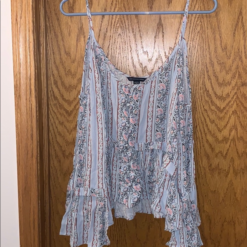American Eagle cold shoulder top